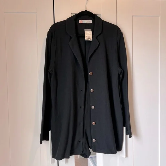 NWT Free People Lizzie Romper with Blazer in Black